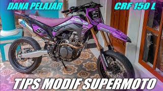 Review Honda Crf Supermoto Modifikasi Simpel ‼️crf 150 terbaru 2024