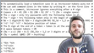 How to build a token-list for btcrecover