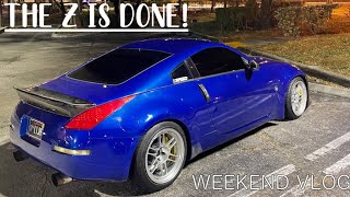 Weekend vlog UPDATE ON THE 350z