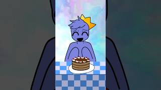 Blue eats)))) // rainbowfriends #animation #recommended #roblox #shorts