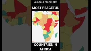 MOST Peaceful African Countries 2023 #shorts #shortvideo #facts #africa #world #knowledge