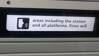 FACE MASKS MANDATORY ON PUBLIC TRANSPORT AND WAITING AREAS - Sydney Trains Waratah B Set PIDS Notice