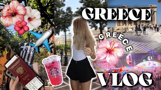 •GREECE TRAVEL VLOG!!🌴🌊🌺||Концерт Coldplay🪩||Шоппинг🛍️✨