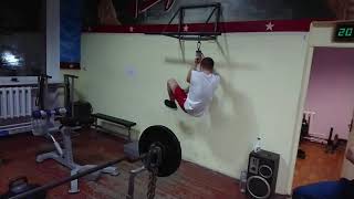 Roman Dubovich  - LBH one hand 0,5 amplitude pull ups (73kg bw)