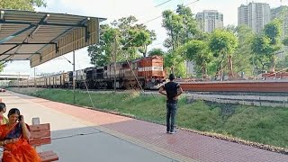 Telangana TRAIN RUNNING STATUS VIDEO 📸@Trackonreact #viral #indiantravel