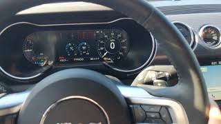 Mustang Ecoboost Interior and Exhaust Mode Settings