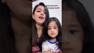 jiu Daanvi and her mom Nimisa shorts video