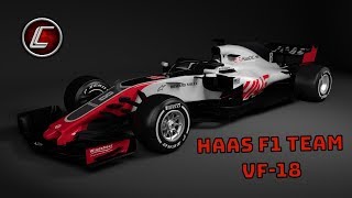 HAAS VF-18 - Haas F1 Team apresenta o VF18 - Haas F1 Team Unveils VF-18