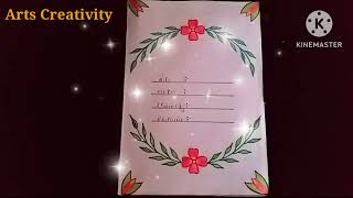 Viral video🔥Super and easy school project work |Day 3|Arts Creativity