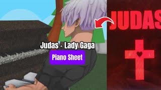 Lady Gaga - Judas | Roblox Piano🎹【 sheets in desc 】