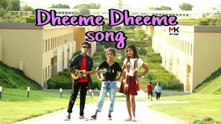 Dheeme Dheeme - Tony Kakkar ft. Neha Sharma | Cute Love story | Ishu Kunal |Dance | Mk Studio