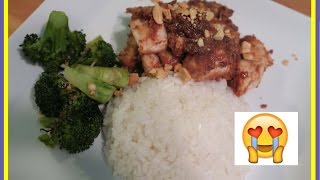 Sam Thom || I MADE THAI PEANUT BUTTER SAUCE CHICKEN