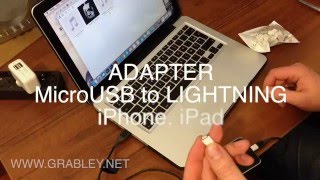 Переходник для iPhone (Adapter MicroUSB to Lightning 8-pin)