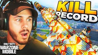 HIGHEST KILLS  RECORD IN WARZONE MOBILE! (BEST Z-556 GUNSMITH) WORLD RECORD GAMEPLAY