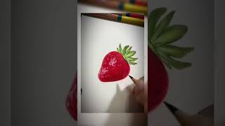 Tô màu quả dâu tây cực đẹp 🍓How to draw and color a strawberry #draweasy #howtodraw #strawberry