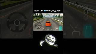 Supra mk4 🆚 Koenigsegg Agera drag race