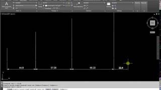 Размерная цепь AutoCAD