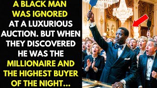 A Black Man Was Ignored At An Auction, When They Discovered He Was The Highest Buyer