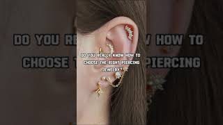 Do You Really Know How to Choose the Right Piercing Jewelry? | EricaJewels | Piercing Tips