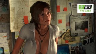 Hot Lara Apartment Scene & Starting Gameplay Rise of the Tomb Raider - 4K UHD