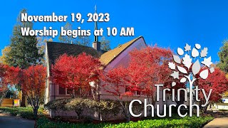 Worship for November 19, 2023