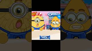 DESPICABLE ME 4 - Mega Minions Convenience Store YELLOW Food Mukbang Animation