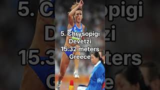 Top 10 Women's Triple Jump Records in the World