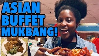 ASIAN BUFFET MUKBANG! | NOODLES, CHICKEN, FRIED FISH, & MORE!