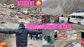 Ep-11, Dangerous accident and Snowfall at Batal.Leh-Ladakh via Shimla-Nako-Kaza, Lahul-Spiti on Thar