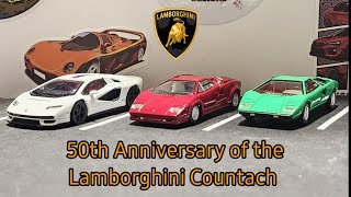 The 50th Anniversary of the Lamborghini Countach. #diecast