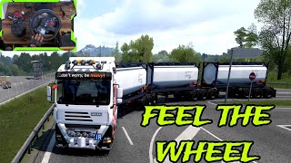 Euro Truck Simulator 2 | Smooth Heavy Triple container Ride | Logitech G29 Gameplay