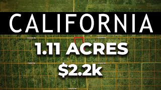 Land for Sale: 1.11 Acre in CA