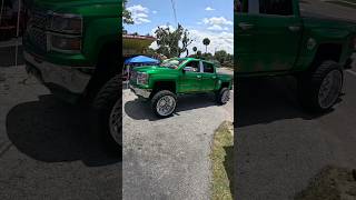 LIFTED CHEVY SILVERADO #shortvideo #automobile #chevrolet