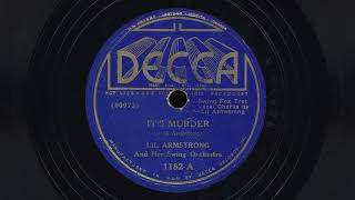 "It's Murder" - Lil Armstrong and her Swing Orchestra (1936)