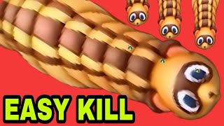 Little big snake | Easy hunt gameplay with sad teddy bear skin