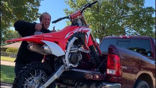 BQ How 2 - How To Load Your Dirtbike With Only One Tie-Down - 365 Vlogs w/ Brett Cue - 120