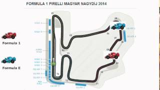 GP Hungria 2014 Formula E vs Formula 1