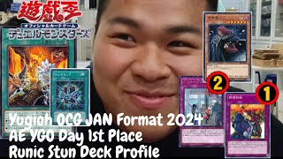 [Yu-Gi-Oh 游戏王] OCG JAN FORMAT 2024 | 1st Place local Runic Stun Deck Profile| Feat Harry Ta