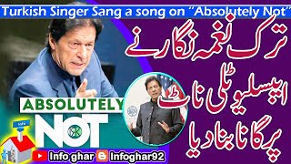 Absolutelt Not Song | by Turkish Singer | Releasing Soon | Teaser out | Absolutely Not SONG PTI 2022