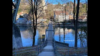 Altenbergsteg Bern - Kettenhängebrücke