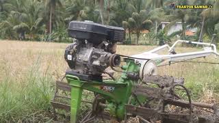 traktor sawah Quick impala mesin bensin