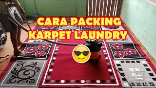 Cara Packing Karpet Laundry Pemula