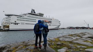 Boarding Norröna from Hirtshals