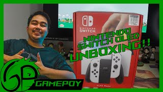 THE NEW! NINTENDO SWITCH OLED UNBOXING!!!!+V2 SIDE BY SIDE COMPARISONS!