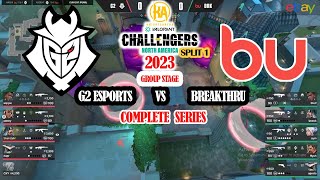 G2 vs BreakThru - 2023 Valorant Challengers NA Split 1 - W2D3