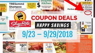 ShopRite Coupon Deals September 23 - 29, 2018