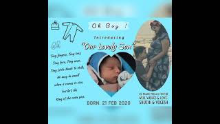 Yaksh's first Year Journey HBD Yaksh 21st Feb 2021 #BabyMemories