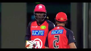 Chris Gayle play Right handed Batting