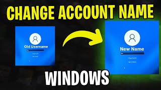 How to Change Username of Account in Windows 11 (2024) | Change Account Name on Windows PC