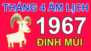 Tử Vi Tuổi Đinh Mùi 1967 Trong tháng 4 năm 2024 âm lịch Giáp Thìn | Triệu Phú Tử Vi